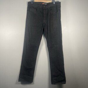 Southpole Men's Vintage Slim Straight Jeans Rinse Black Size 34 X 34 Skater‎